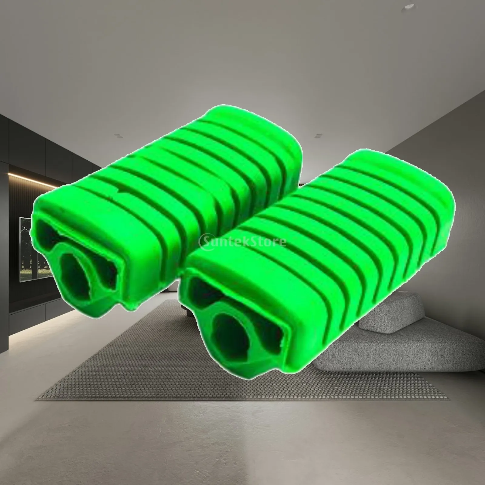 Professional Motorcycle Footpegs Cover Anti Slip Rubber Foot Peg Replacement Part for QJ125 WY125 JH70 DY110
