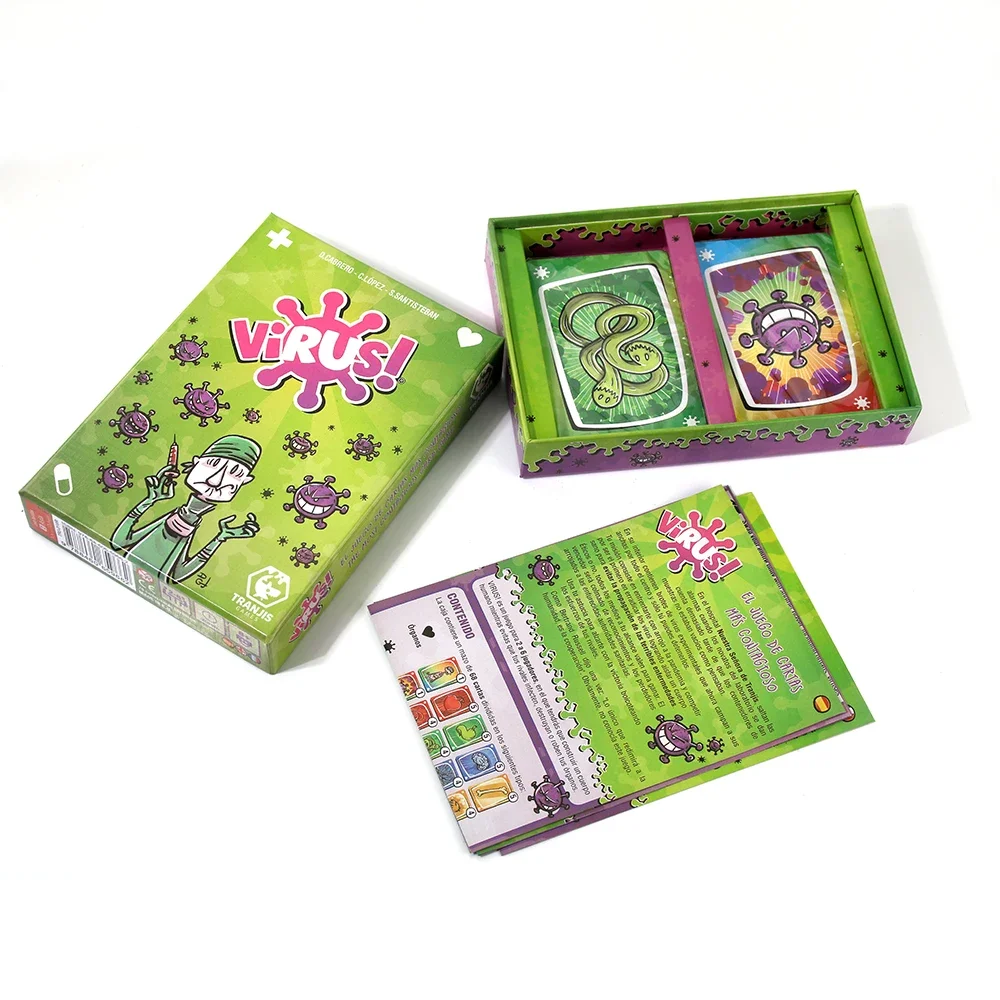 الفيروس! Juego de cartas El Juego mas Contagioso Edicion Espang +8 سنوات فيروس! 2 تطور (تعرض) جوجو دي كارتاس