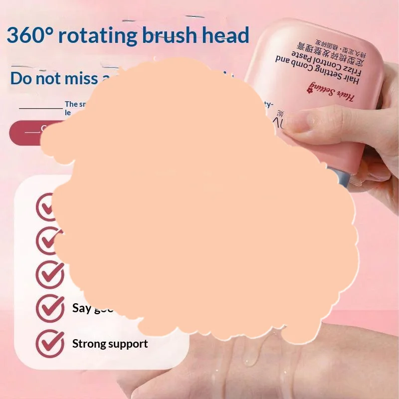 1Pc Styling Tool Hair Wax Stick For Women Long Lasting Hold Pomade Control Broken Frizz Styling Wax Shaping Paste Styling Comb
