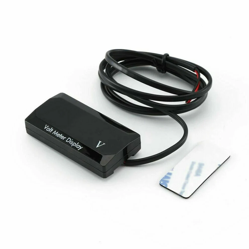 Monitor Digital Voltmeter 1pc 6cm*3cm*0.8cm DC 12V DC 8-18V Green Low Power Consumption Distribution Automation