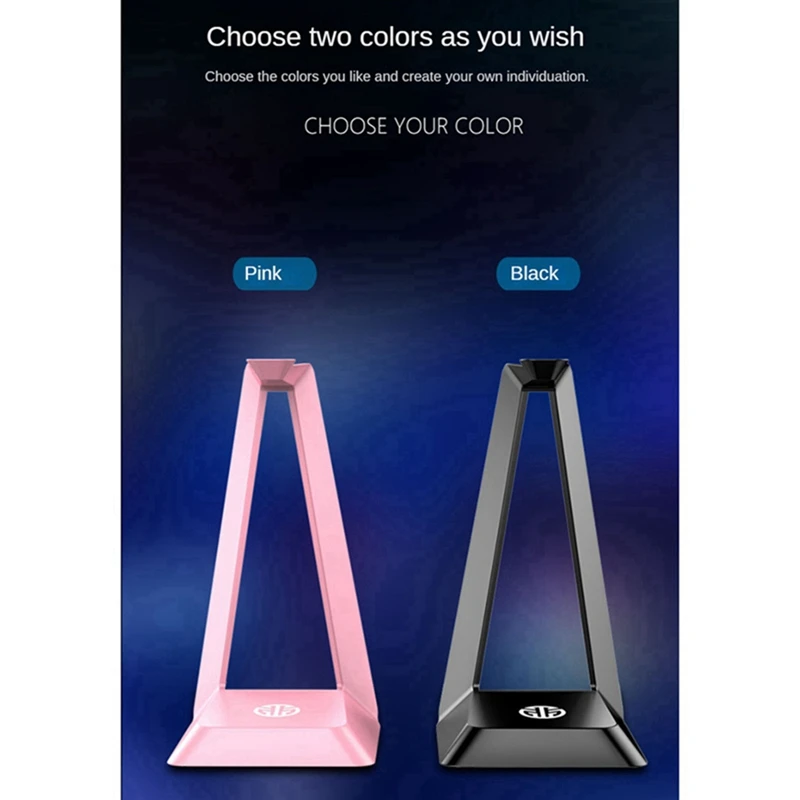 Headphone Stand Headset For All Headsets Gamers Gaming PC Accessories Desk Portable Headphone Stand Holder Rack