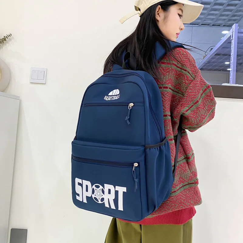 

Student Backpacks Fashionable Kids Backpacks for Boy Trendy Simple Cute Backpack Versatile Large Capacity School Bags Mochila