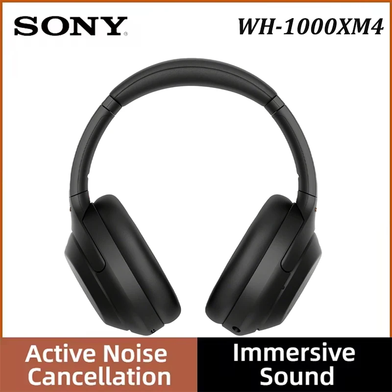 Sony WH-1000XM4 casque sans fil Bluetooth suppression Active du bruit écouteur pliable sur l'oreille stéréo son Sport casque