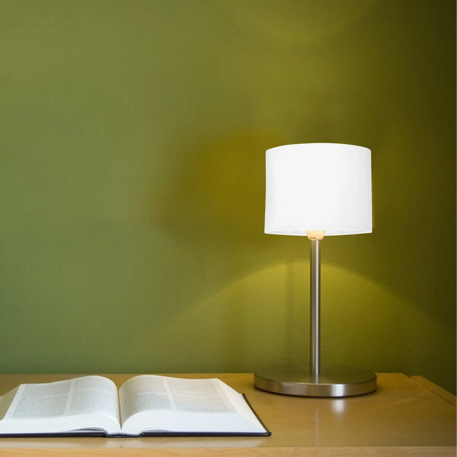 

1Pcs Fabric Oval Lamp Shade Cover Modern Light Shade For Desktop Floor Lighting