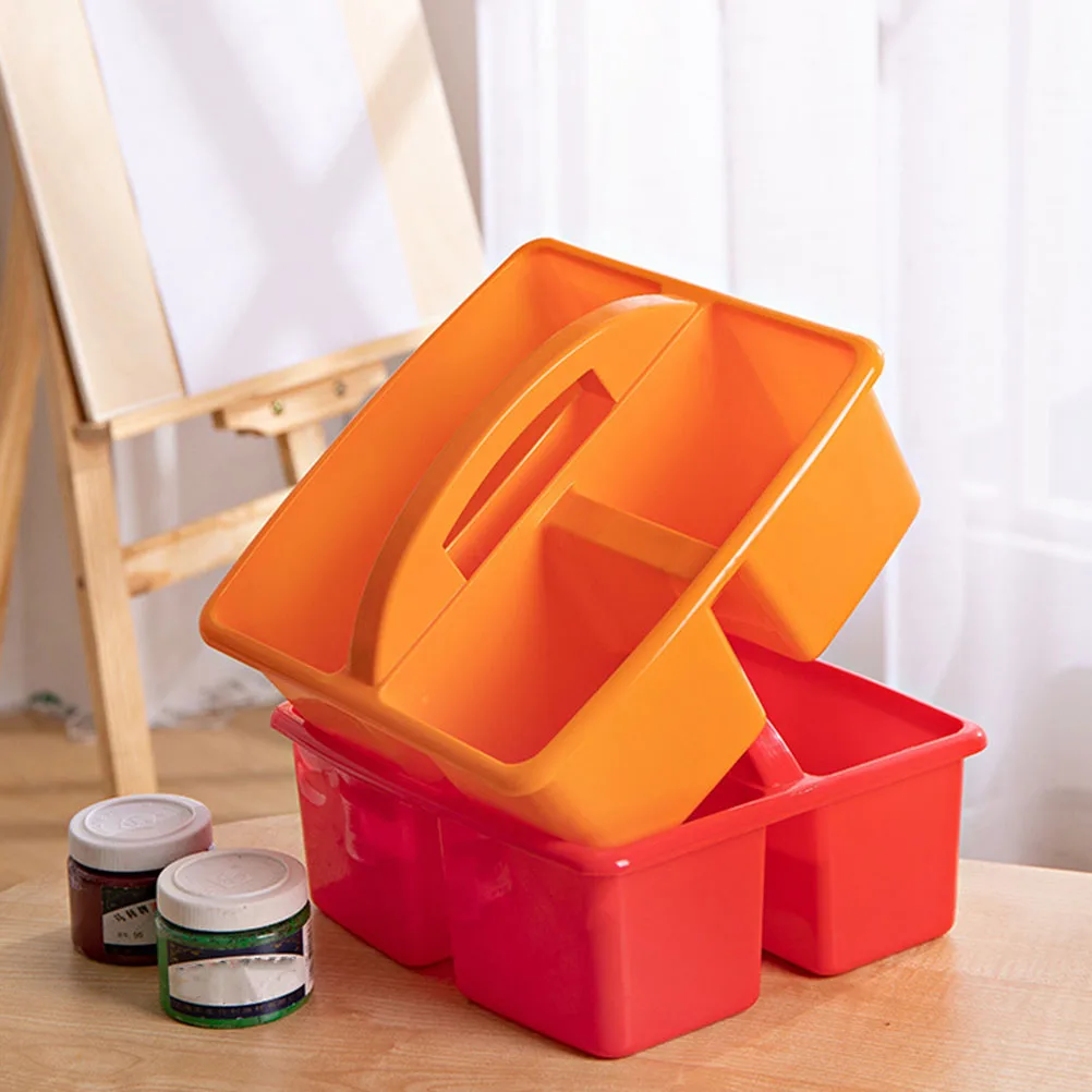 

Compartment Storage Basket Practical Container Painting Supply Clean Environmental Protection Pen Case