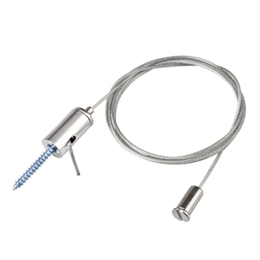 16 Pack 3.2 ft Hexagon Light Hanging Wire, Ceiling Suspension Cable for Garage Lights, Aquarium