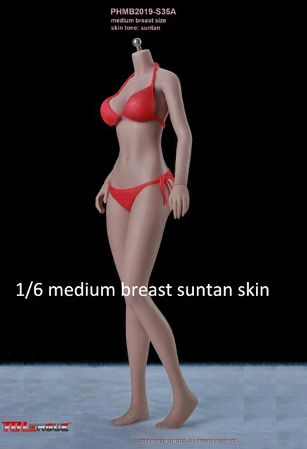 Tbleague Phicen 1/6 Female Super-flexible Body Doll No Head Suntan