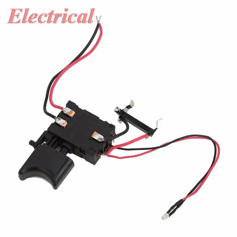 1pc 7.2V-24V 5-16A for Lithium Battery Cordless Drill Switch Speed Control Electric Drill Trigger Switch Small Light FA2-16/1WEK