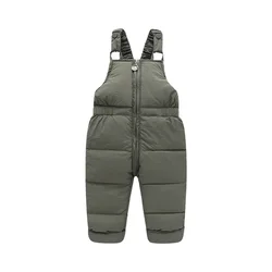 Fashion Baby Boy Girl Overall Pant Winter Infant Toddler  Thick Suspender Trousers Casual Warm Jumpsuit Baby Clothes 1-5Y