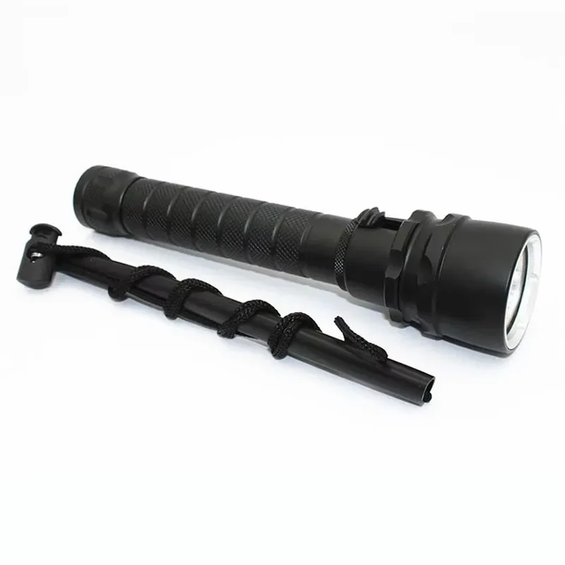 Powerful 18650 LED Flashlight High Lumens Rechargeable Torch Waterproof Diving Light for Outdoor Camping Hiking Emergency