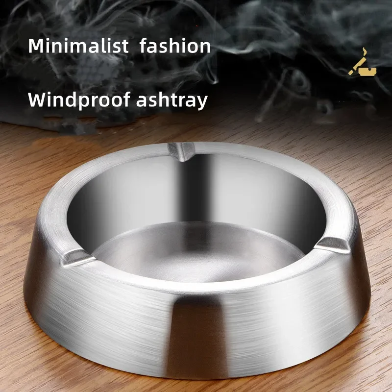 High end windproof ashtray, hotel, restaurant, bar, household ashtray, anti drop, durable ashtray storage