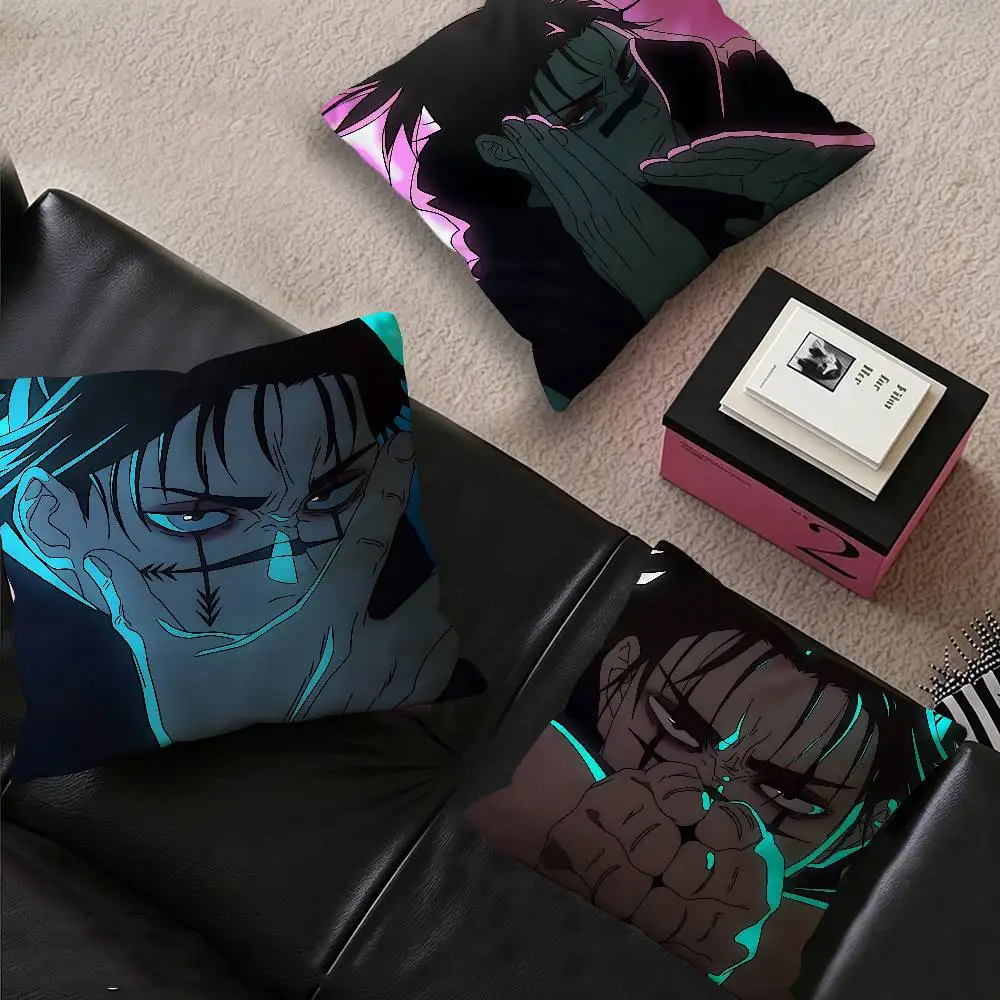 Cartoon Choso Jujutsu Kaisen Anime Maple Design Cushion Cover Happy Autumn Harvest decor Holiday Decorati Pillow Cover