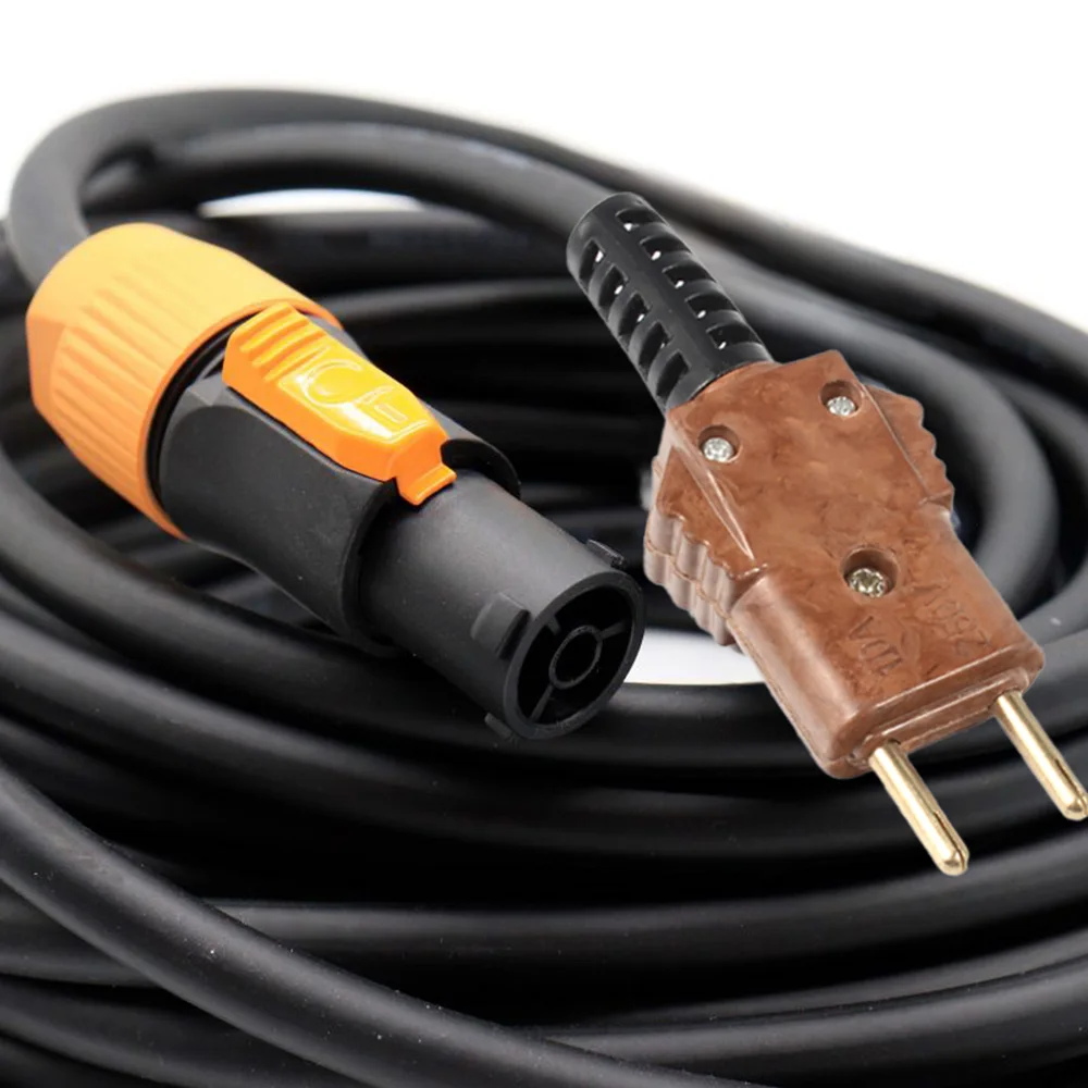 True1 إلى الباكليت التوصيل كابل الطاقة 3x1.5mm2 10A 250 فولت تمديد الحبل 1 متر 2 متر 3 متر 5 متر لمعدات إضاءة المسرح LED #3