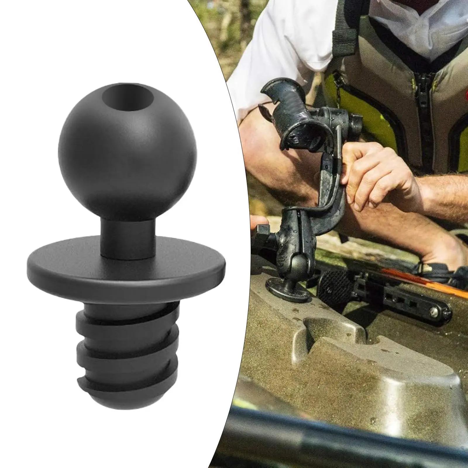 

Основание для крепления Solo для аксессуаров для каяков, основание для шарового крепления, простая установка, замена 1,5 дюйма