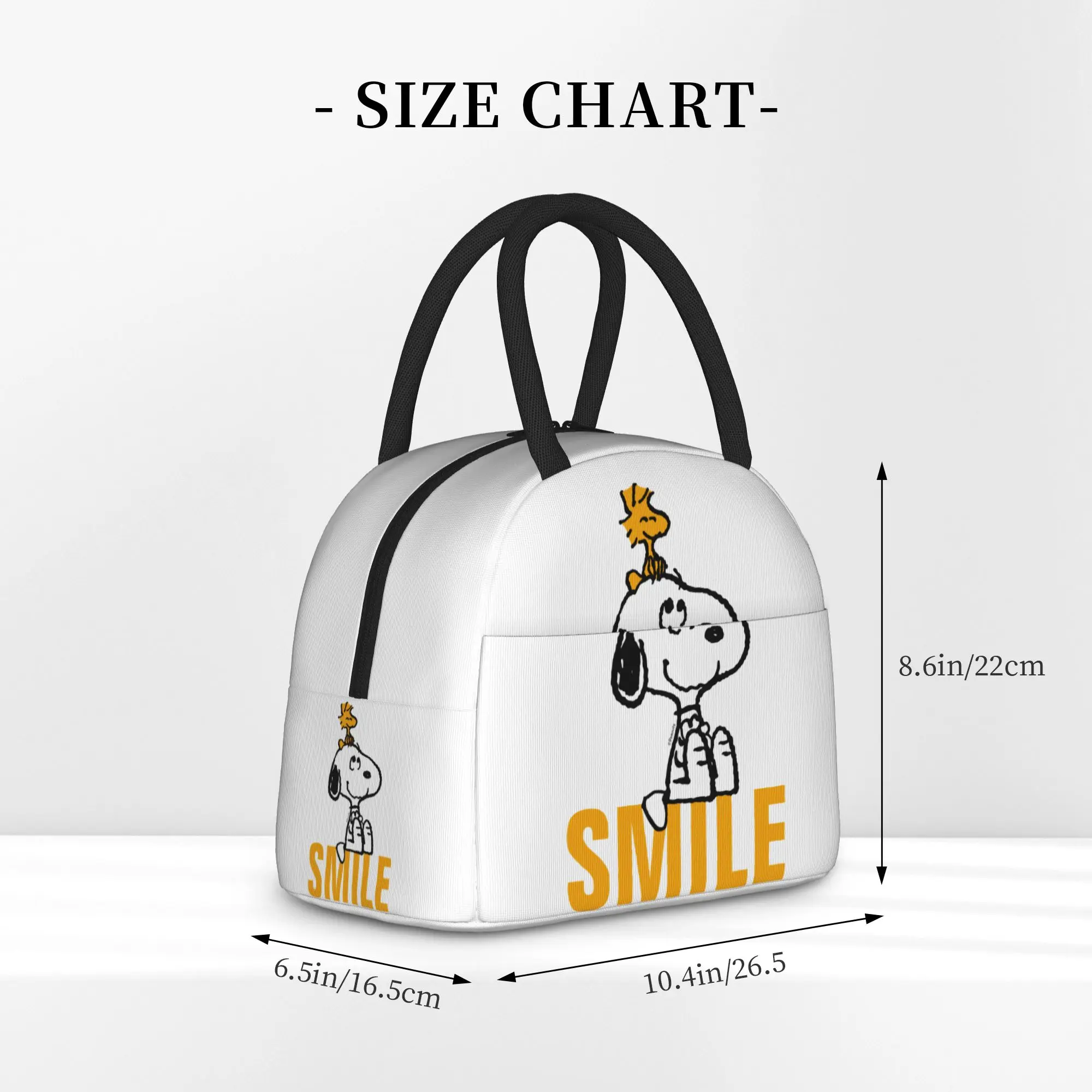 Lunch Boxes Snoopys Dog Woodstock Accessories  Lunch Food Box Harajuku Thermal Cooler Bento Box For Travel view 4