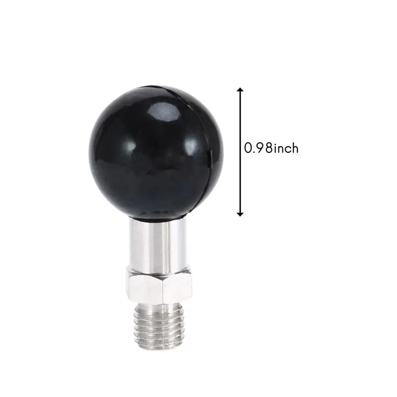 Precision 5Pcs 1Inch Ball Base M10 X 1.25 Male Thread Mount   Motorcycle Motorbike For Ram Mounts