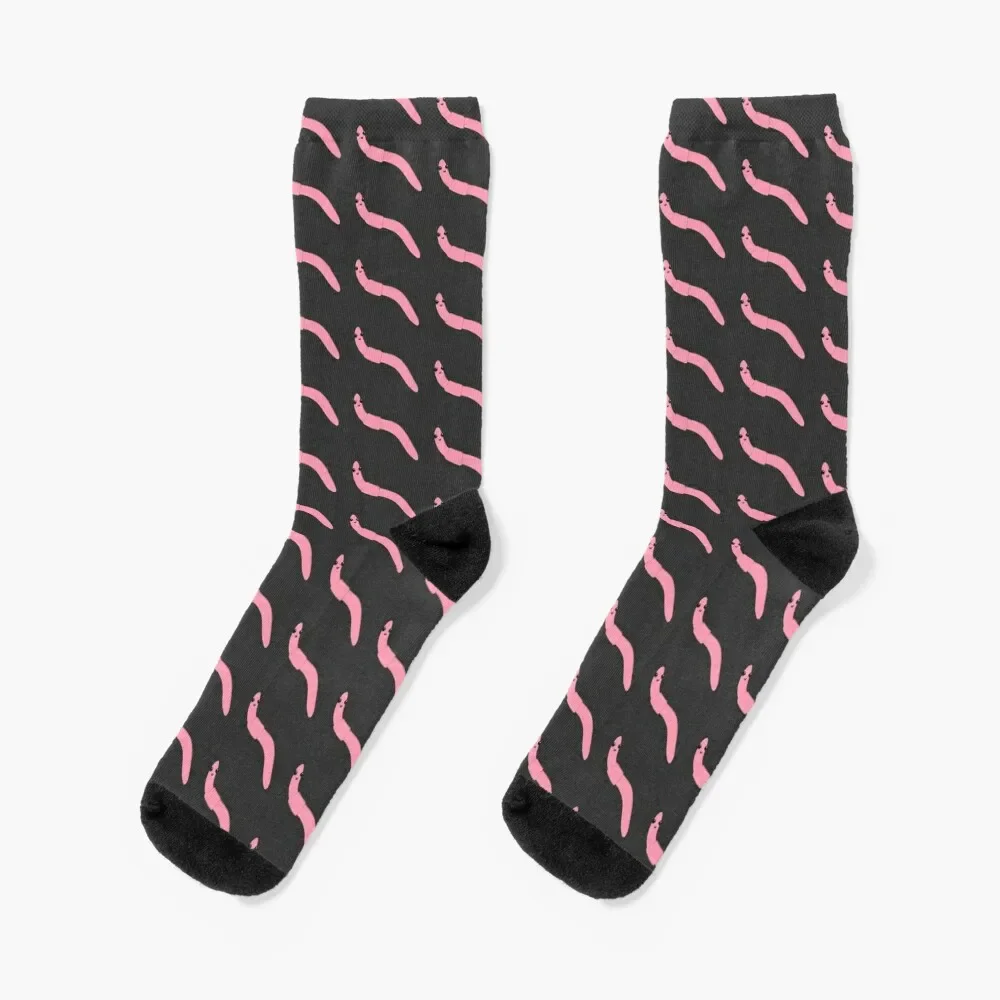 

Cute Worm (Requested) Socks christmas gifts colored designer brand Men's Socks Luxury Women's