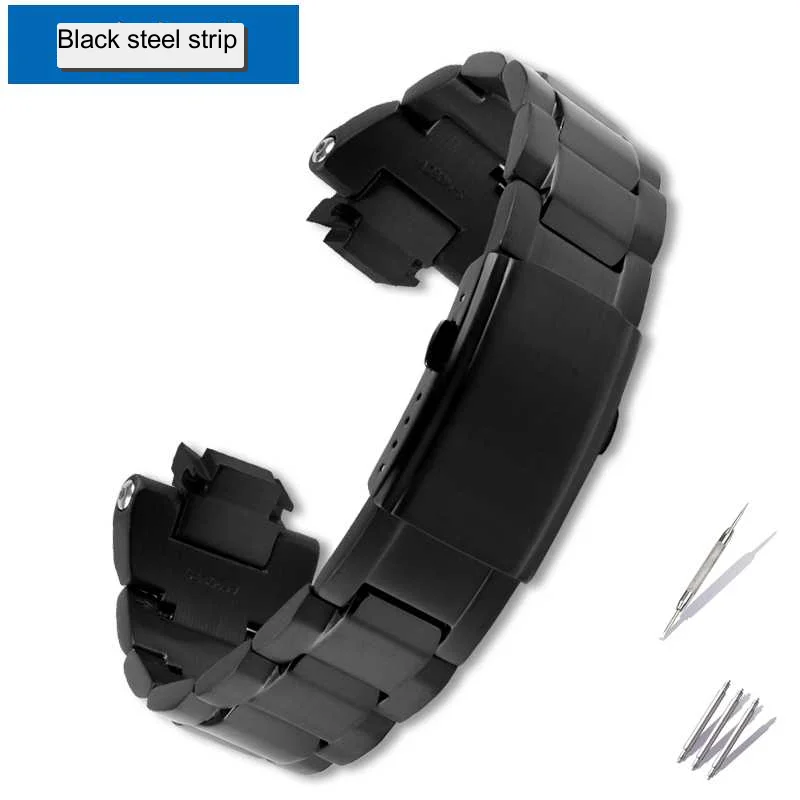 GST B400 Stainless Steel Watch Band Bracelet For Casio Metal Strap G-Shock Steel Core GST B400 Men\'s Solid Fine Steel Watchband