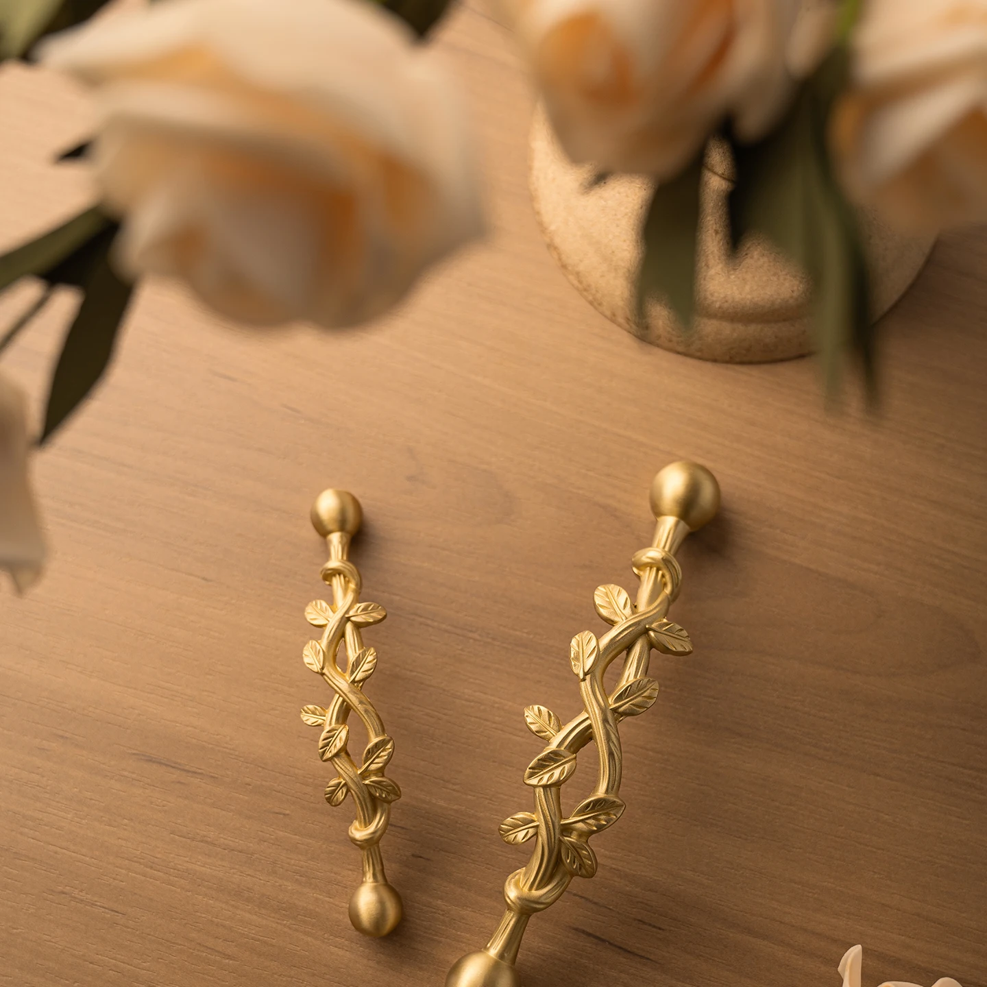 Brushed brass cabinet pull — product image 7