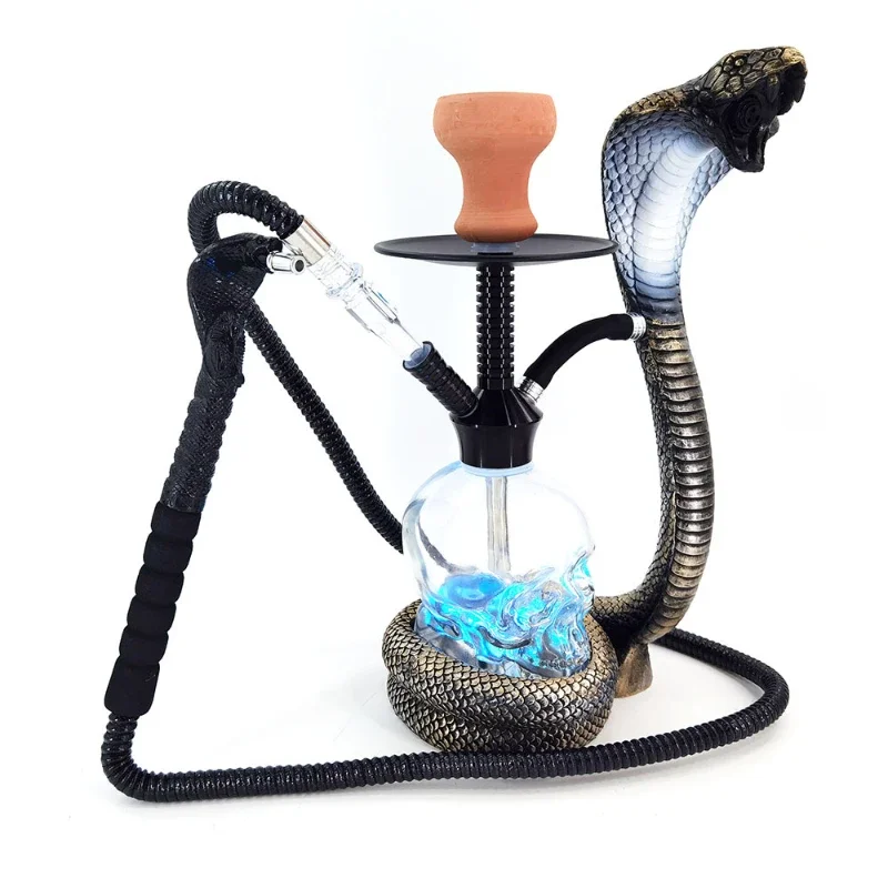 Arab hookah full bar with light resin snake  many people use nightclub