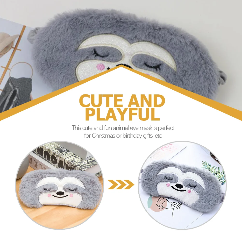 Cartoon Blindfold Eye Mask Sleep Travel Masks for Sleeping Home Accessory Animal Kids