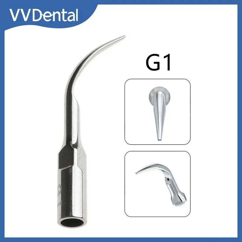 VVDental Wholesale 1/3/5Pcs a lot G1 Ultrasonic Scaler Tip Fit for EMS WOODPECKER Handpieces Orthodontic Teeth Tips P-Series