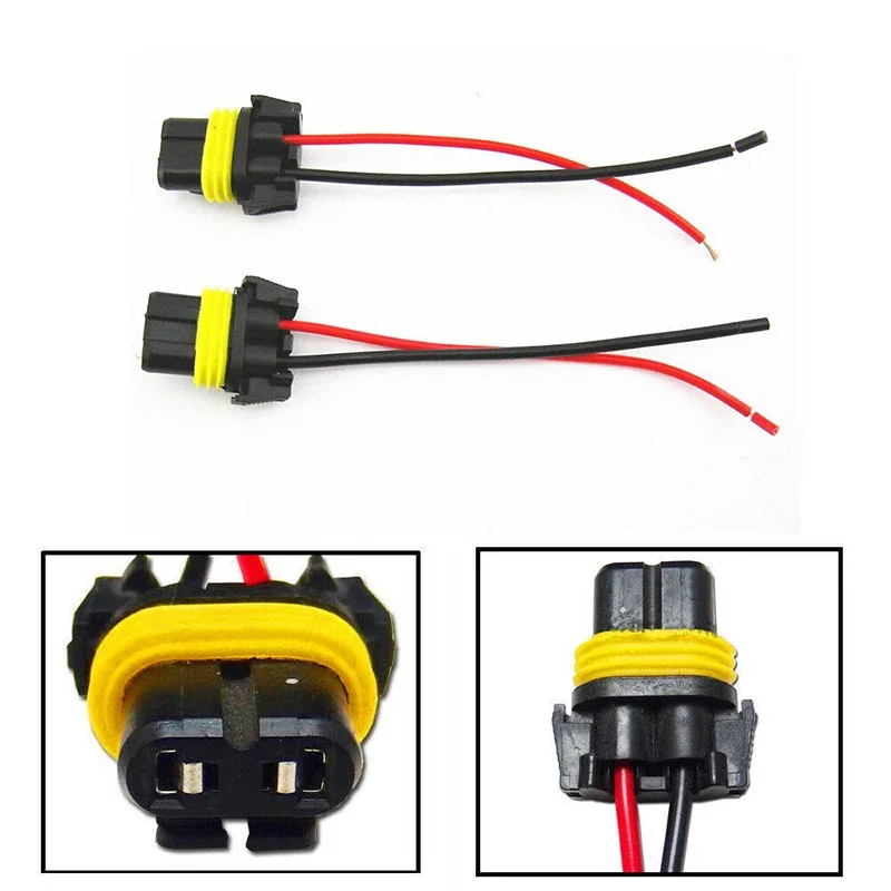 

Wire Car Light Adapter For Headlights Fog Light Wiring Harness Sockets 9005 9006 Adapter Accessory Replacement Useful