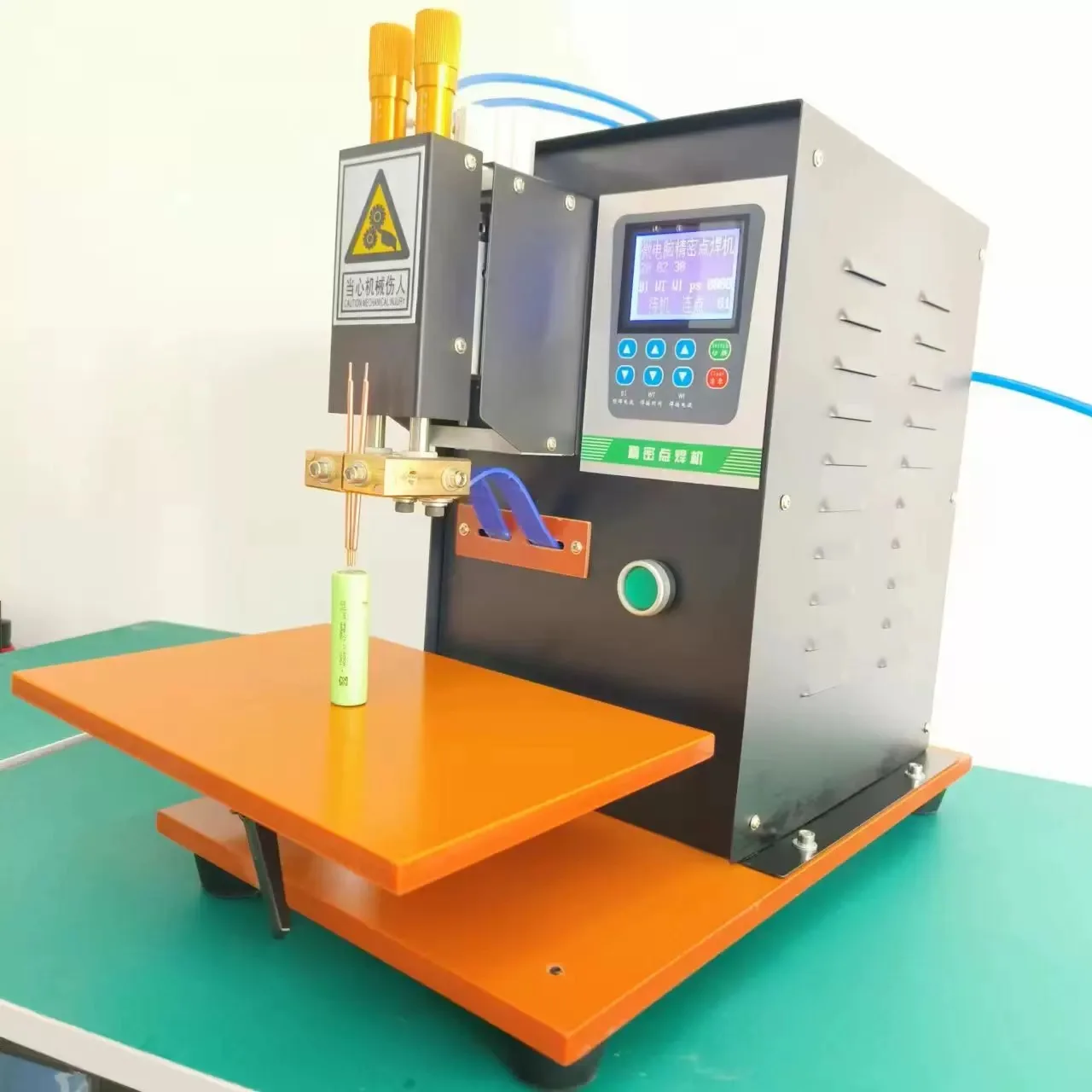 

ZHY-2118 Battery Butt Welding MachinePneumatic Pulse Battery Spot Welder 3KW Battery Pack Spot Welding
