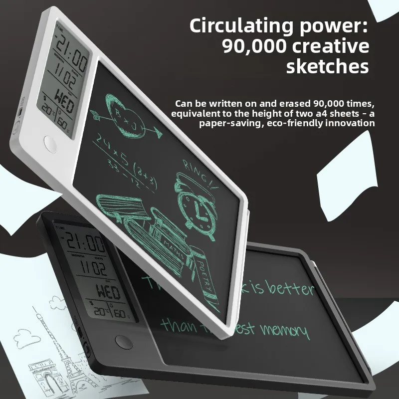 

10-inch rechargeable LCD writing tablet, lcd light writing tablet, calendar, office memo, message board, hand-drawn tablet