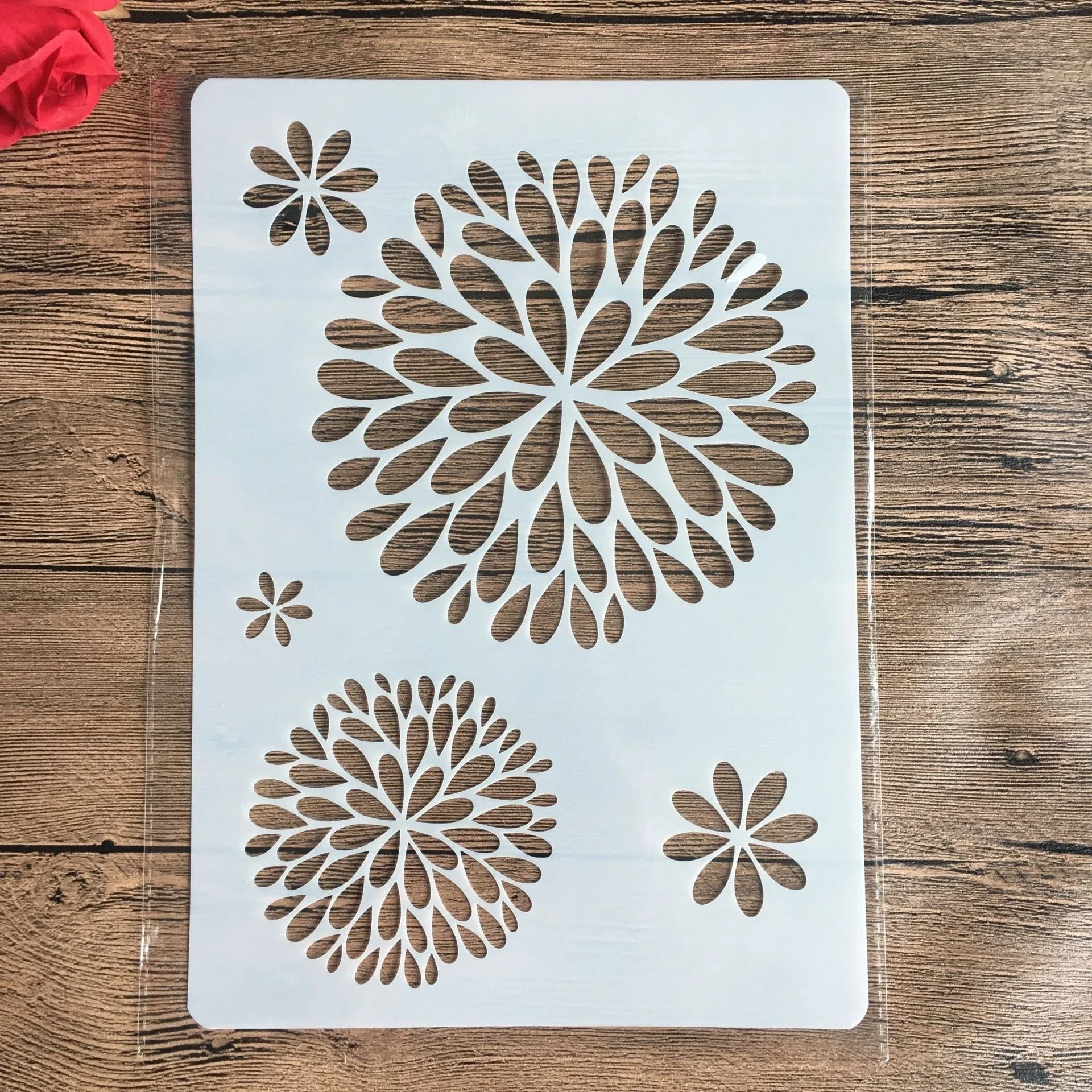 Mandala flowers A4 29*21cm DIY Stencils Wall Painting Scrapbook Coloring Embossing Album Decorative Paper Card Template