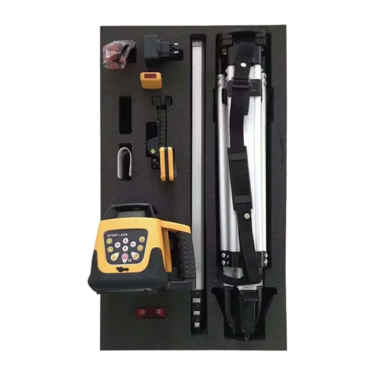 Hot Sale construction red cross line 360 rotary self-auto leveling adjustable laser level kit