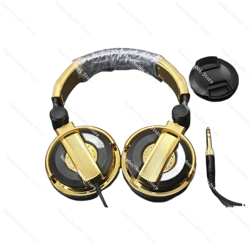 DJ disc music headphone tuning, mobile phone computer headphone without microphone