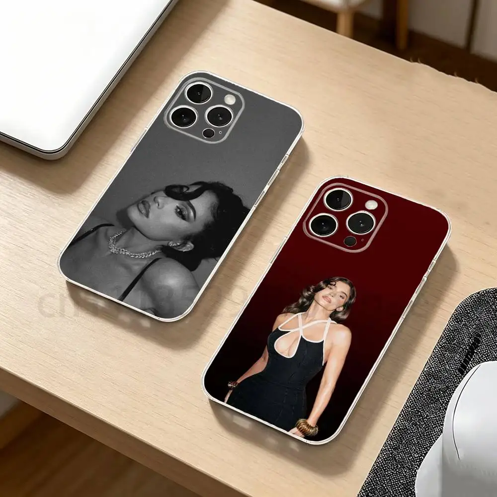 

Famous K-Kylie Jenner Phone Case for iPhone17,16,15,14,13,12,11,XR,Pro,Max,Plus,mini,Transparent Silicone Cover