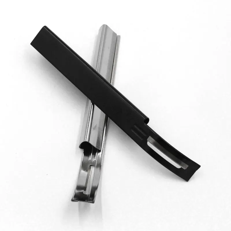 Stainless Steel Leather Skiving Knife DIY Leather Craft Safety Cutting Knife Cut off Thin Knives Groove Carving Knife