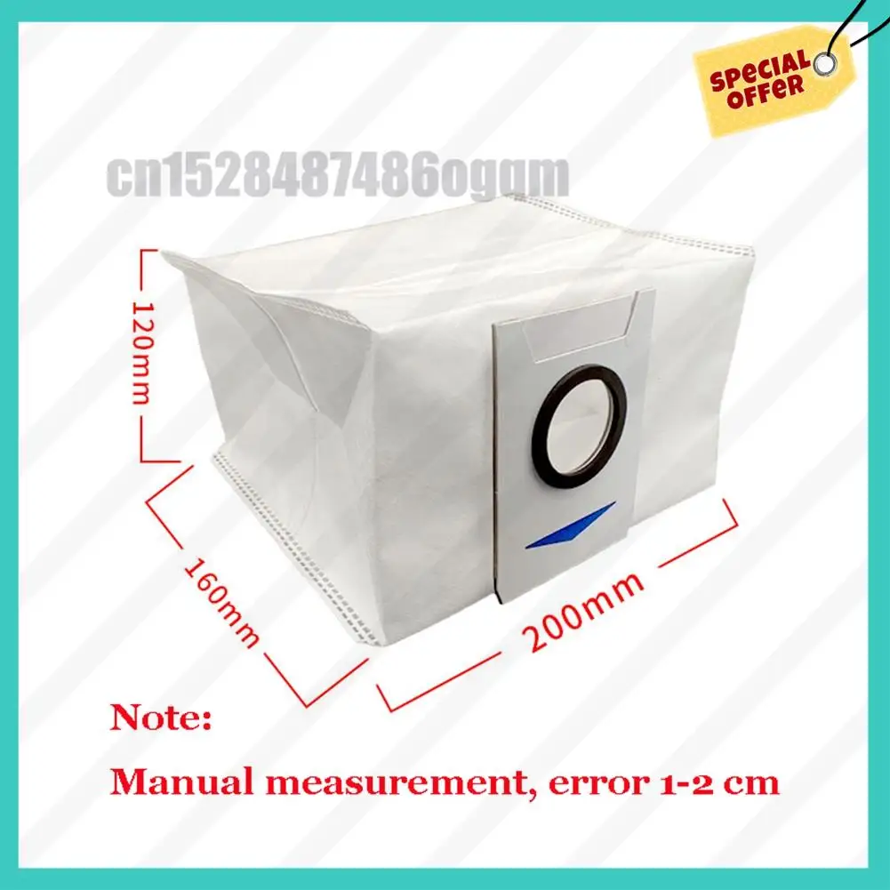 -ABJZ 12 Pack Vacuum Dust Bags For Ecovacs Deebot X1 Omni Turbo Robot Vacuum Part