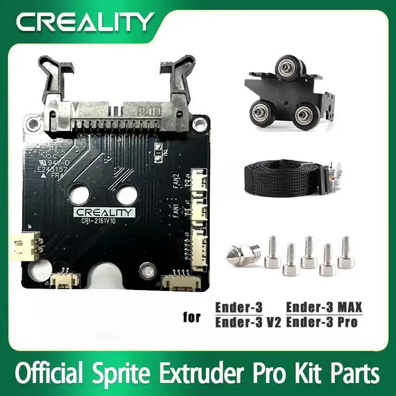 CREALITY Sprite 압출기 프로 키트 부품 와이어 지원 키트 PCBA 보드 Ender-3/Ender-3 Pro/Ender-3 MAX/Ender-3 V2 3D 프린터