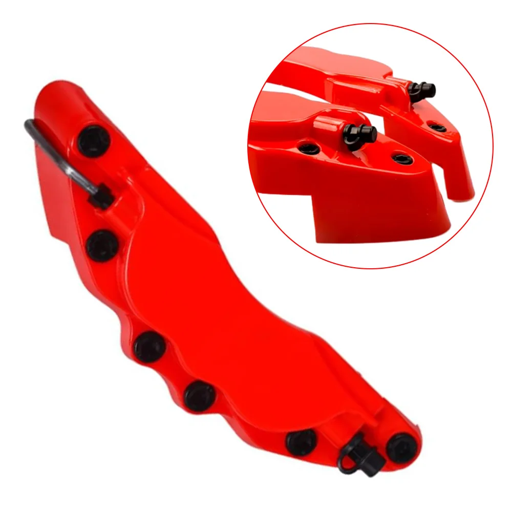 

2pcs Car Tire Wheel Hub Disc Brake Caliper Cover Modification Brake Caliper Cover Decoration for 14/15-inch Front Rear Wheel Hub