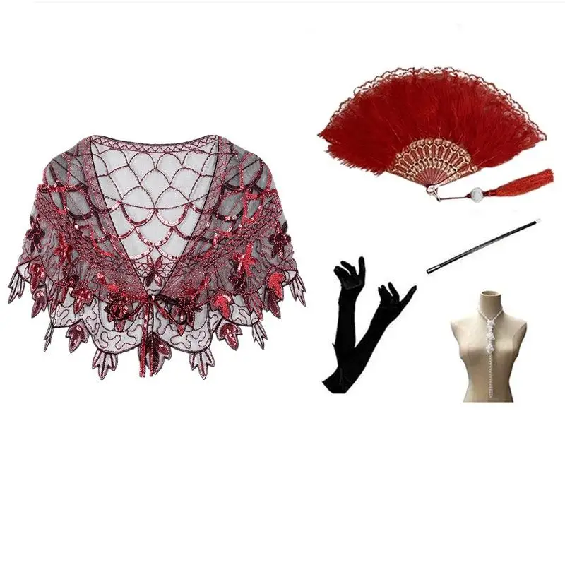 

Retro Sequin ort awl Evening Gown Women's Sle 920s Ball Dr Sparkling Cotail Par Faionable Ladies' Costume