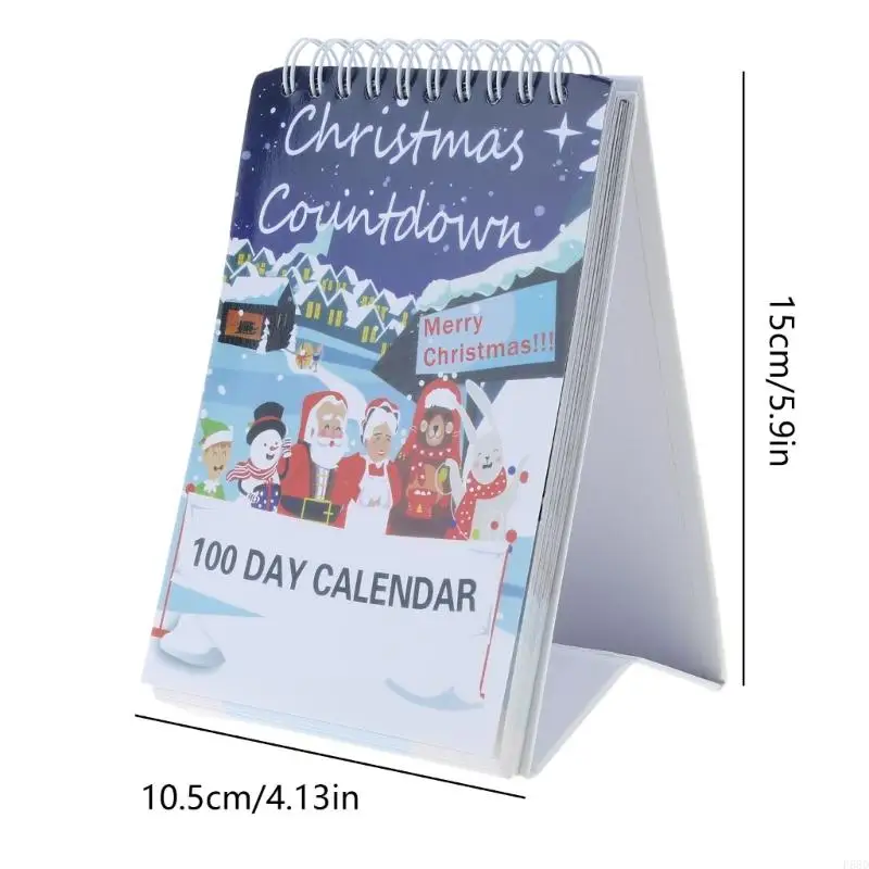 F68D Calendário contagem regressiva do advento Personalidade Presente contagem regressiva 100 dias