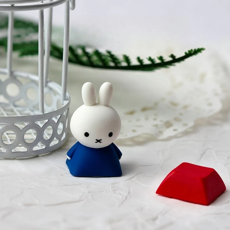 Miffy Keycaps Cute Machinery Keyboard ESC Sweet Lovely Kawaii Cartoon Personality Interesting Little Fresh Versatile Gift 2026 view 5