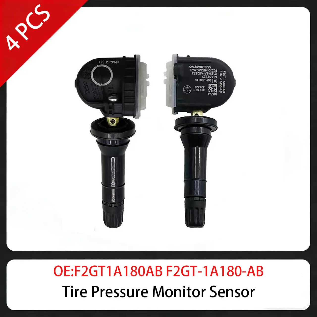 4 Pcs Tire Pressure… - image