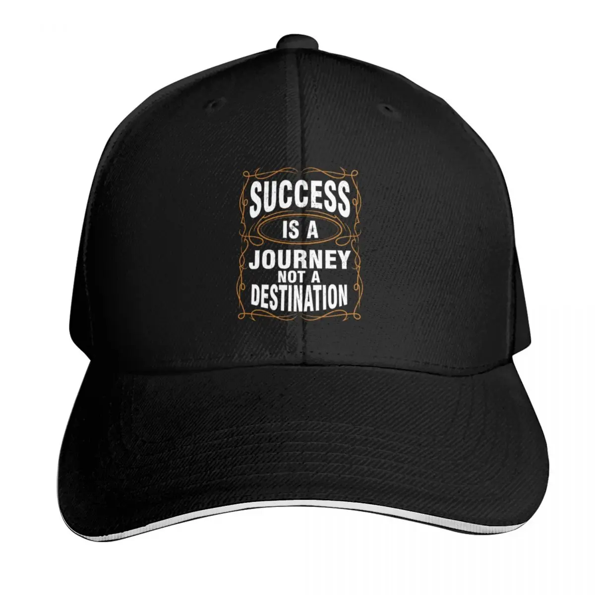 Success Is A Journey Not A Destination Motivation Baseball Cap Men Women Casual Summer Sport Sun Cap