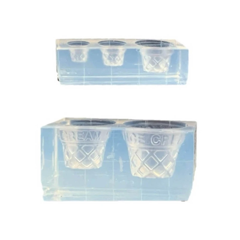 

MXME 2 шт. DIY формы для украшений мороженого в форме конуса DIY формы для рукоделия ручной работы