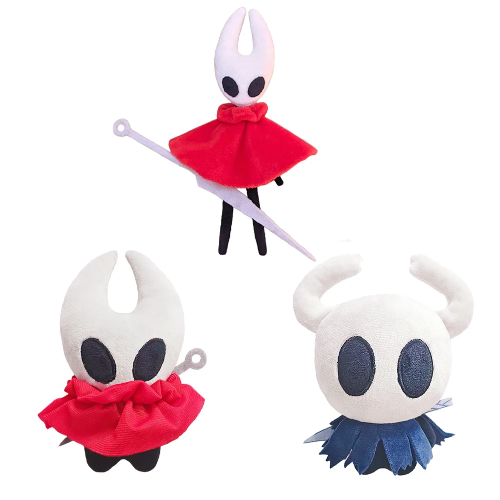 أنيمي لعبة اللعب الجوف Silksong ألعاب من نسيج مخملي الدبور الشكل محشوة دمية على شكل حيوان أغنية الحرير الدبور بلوشيز ظهره قلادة الاطفال هدية #6