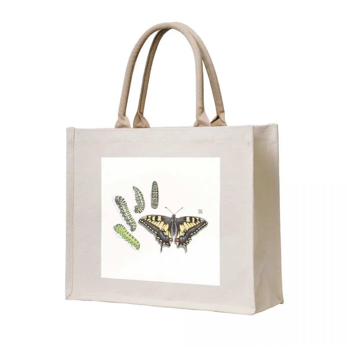 

Butterfly and caterpillars Tote Bag Cloth bag sacs de shopping custom tote bag