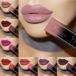 Matte Liquid Lipstick Waterproof Long Lasting Lip Gloss Tint Sexy Red Nude Purple Metallic Lipsticks Makeup Cosmetics