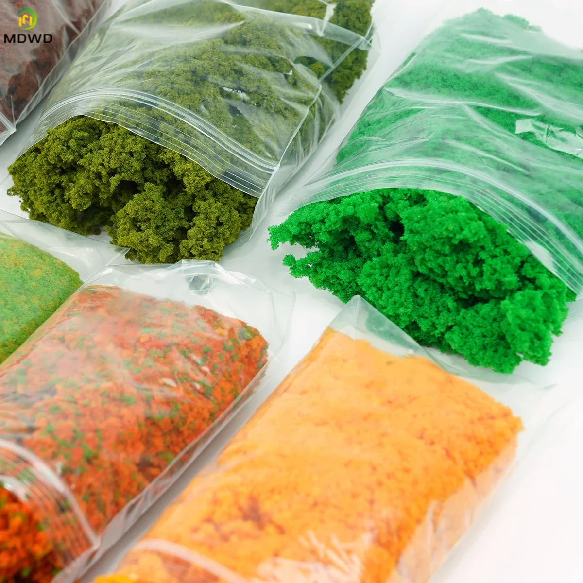 30G Micro Shrubs Bushes Agglomeration Sponge Model Material Railway Train Tree Powder Military Platform Layout Miniature Scene