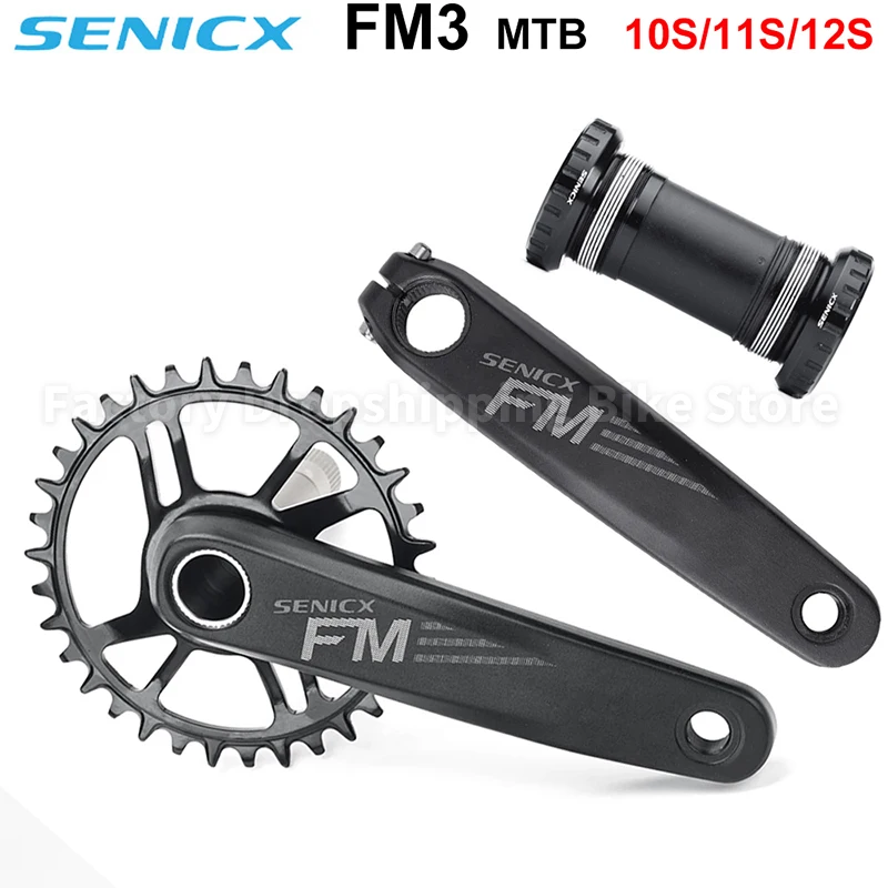 

SENICX FM3 MTB Boost кривошипная звезда горного велосипеда 170/175 мм кривошипная звезда 32T 6 мм офсетная велосипедная звезда 10/11/12s велосипедные детали