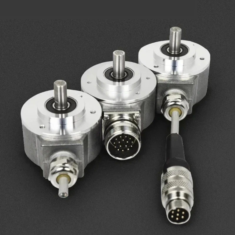 

Absolute Encoder SJ50 Optical 8-bit 9-bit 10-bit 11-bit 12-bit Absolute Rotary Encoder Gray Code Signal IP67