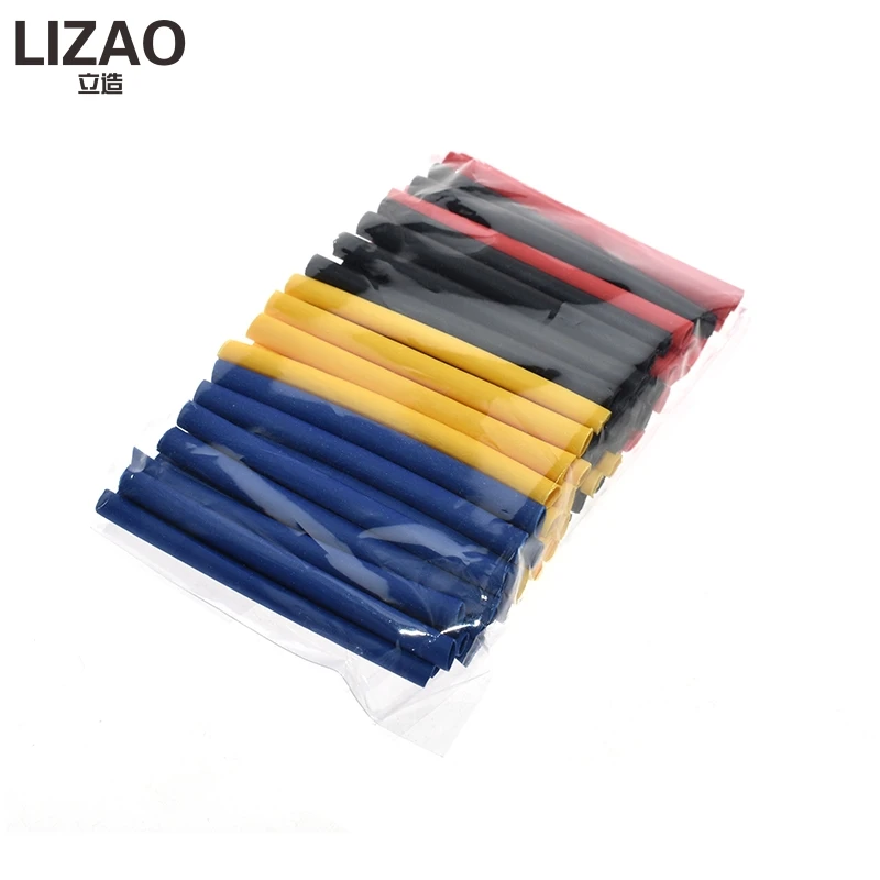 LIZAO 127/328Pcs Heat Shrink Tubing Assortment 8 Sizes Multi-Color Cable Insulation Sleeve for Car Electrical Projects